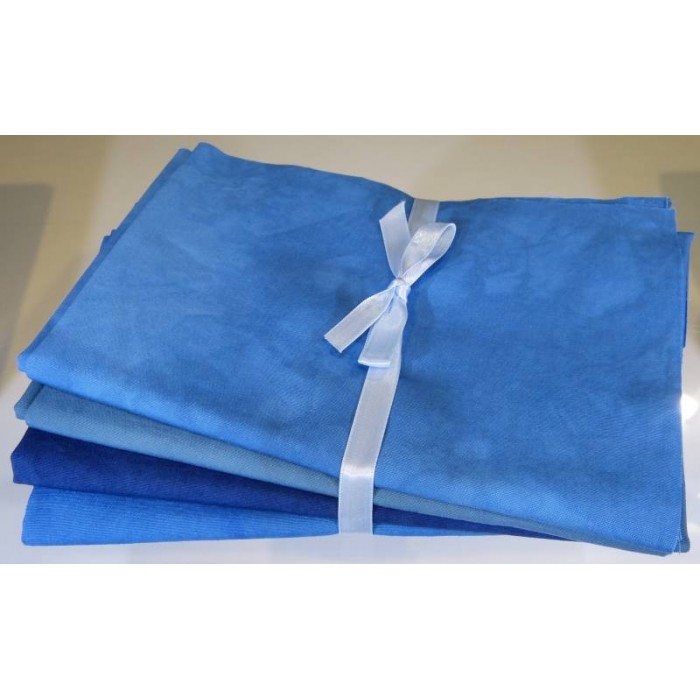 Fat Quarters - Blautöne - Clear Sky Blau - 4-tlg. 