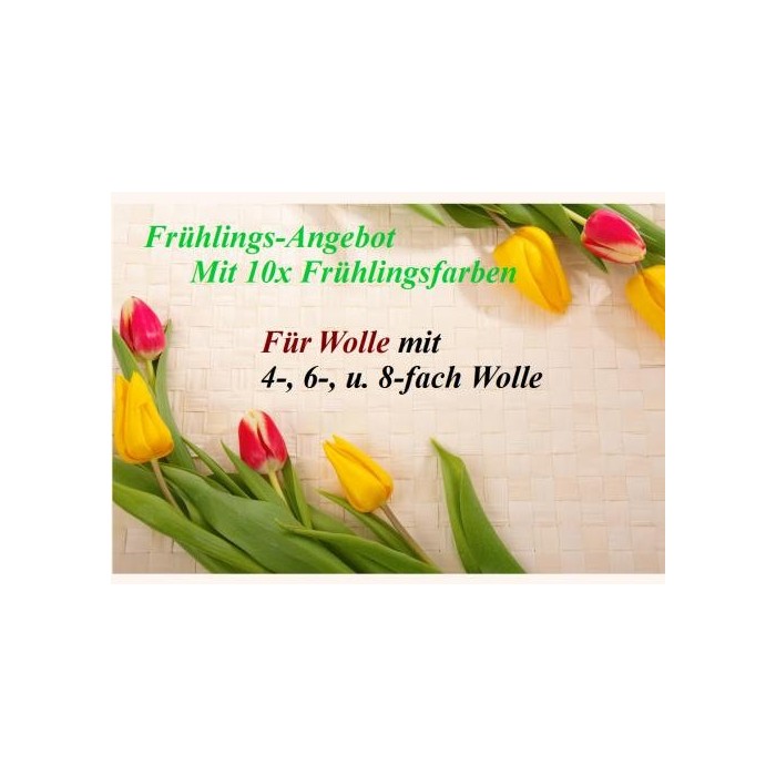 Frühlings - Angebot: 10x Frühlingstöne 25g + Wolle + MEHR!!!